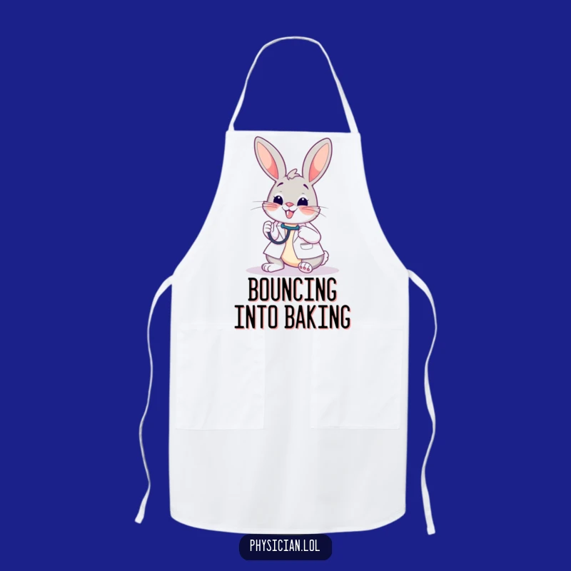 Funny Bunny Doctor Apron: Cook with Cheerful Expertise