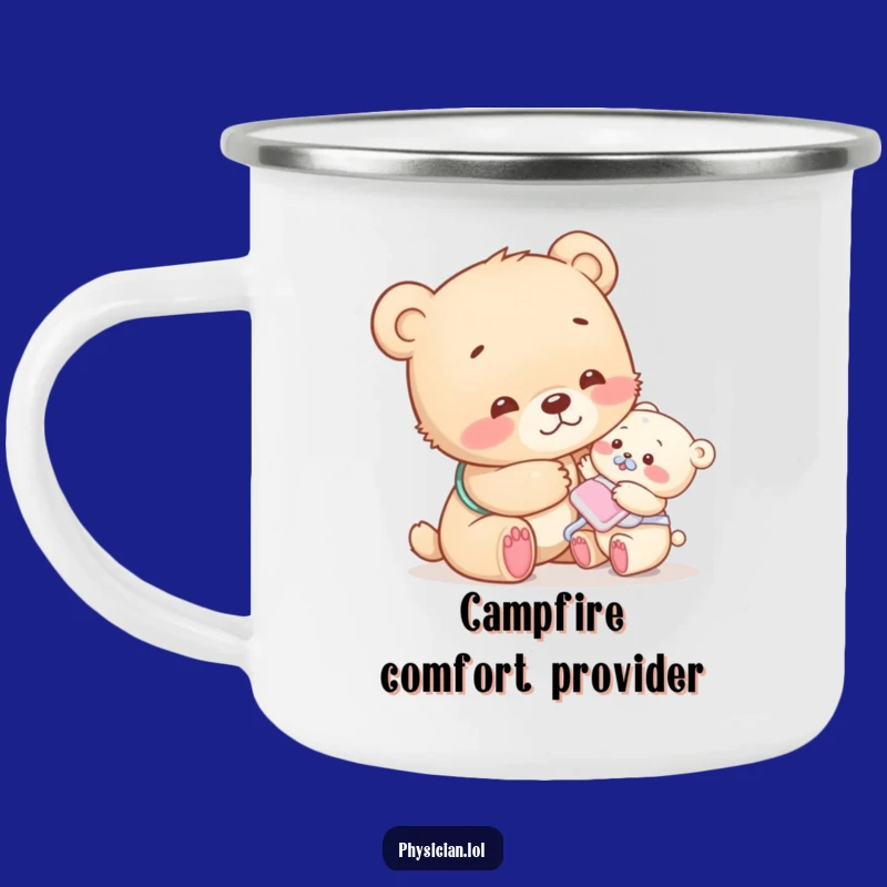 Funny Bear Cub Trail Buddy Camping Mug: Comfort on the Go