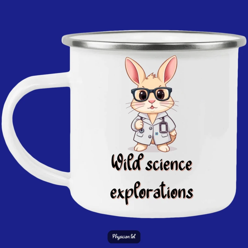 Funny Rabbit Campfire Mug: Fuel Your Adventures with Genius!