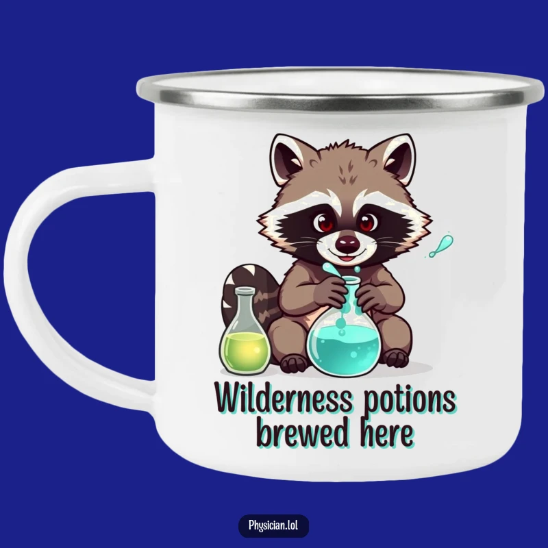 Funny Raccoon Campfire Mug: Hilarious Outdoor Brew Cup for Adventurers