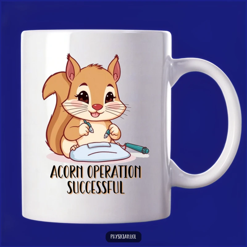 Funny Squirrel Surgeon Mug - Hilarious Operation Gift for Brave Souls