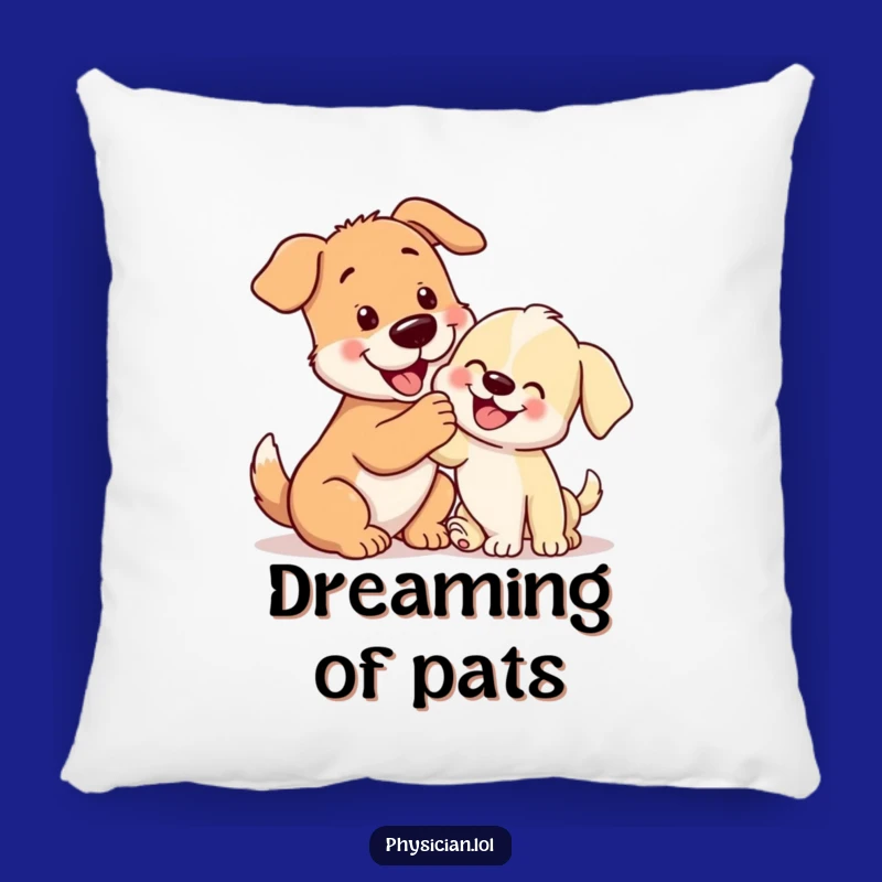 Funny Doggy Friends Pillow: Snuggle Up with Adorable Canine Comfort
