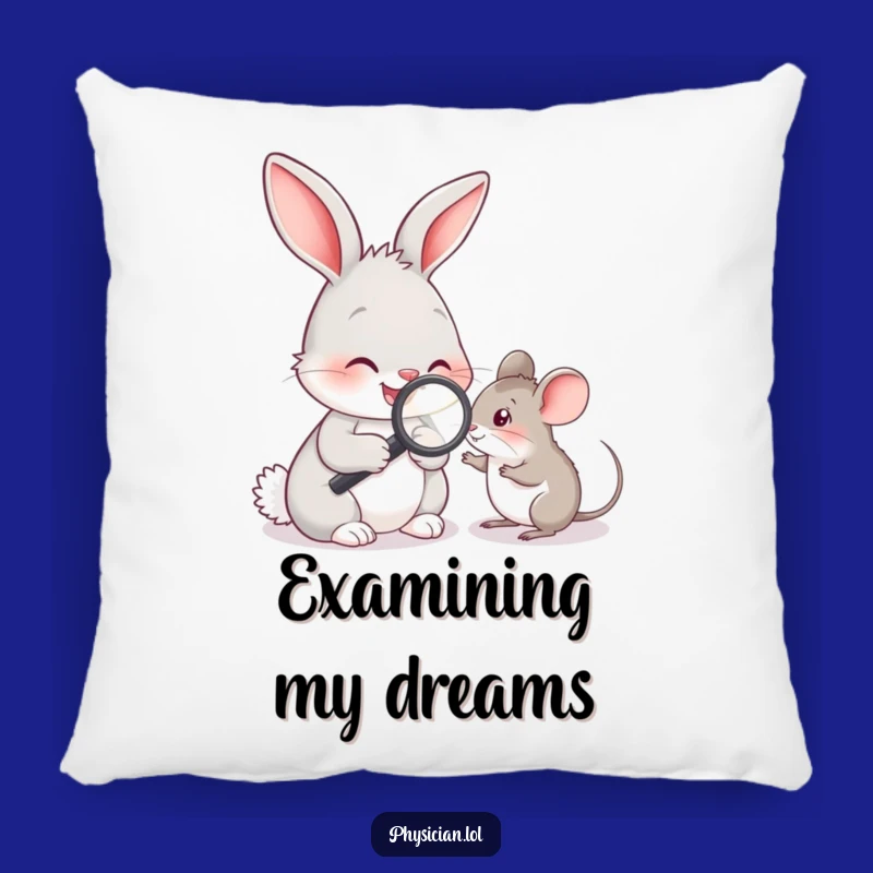 Funny Rabbit Doctor Pillow: Snuggle Up with Gentle, Humorous Care