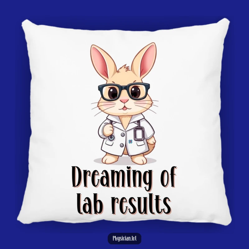 Funny Rabbit Pillow: Comfort for Your Brilliant Mind!