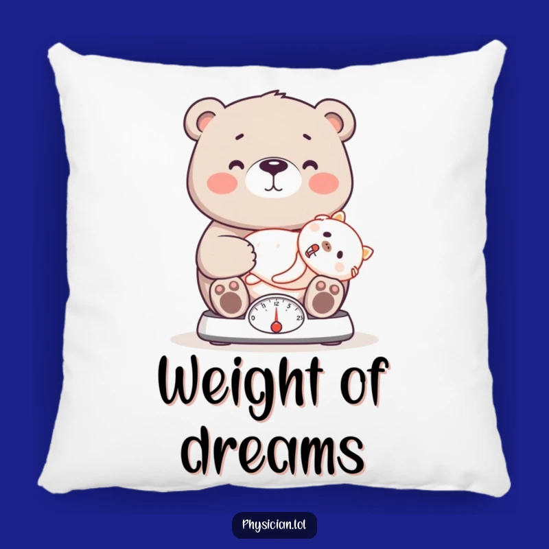 Funny Bear Pillow: Cozy Comfort with a Hilarious Doctor Design