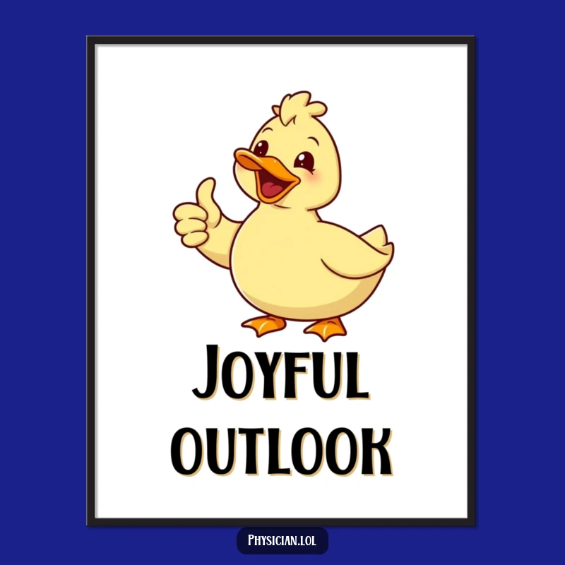Funny Duck Digital Art - Hilarious Print for Optimists' Decor