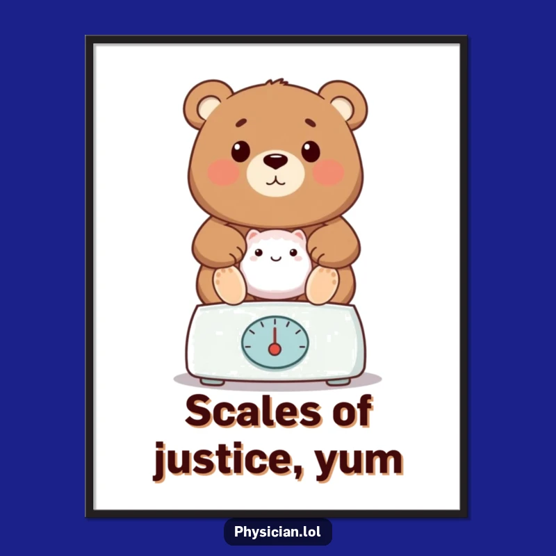 Funny Bear Digital Art Print: Proudly Display This Hilarious Vet's Artwork