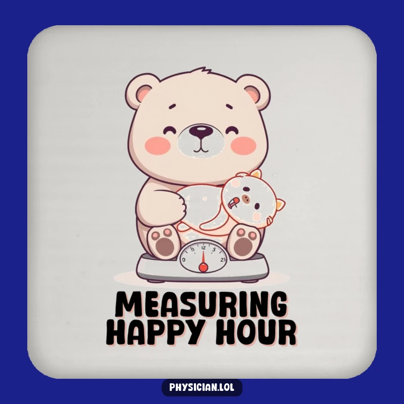Funny Bear Coasters: Protect Surfaces with Hilarious Doctor Art