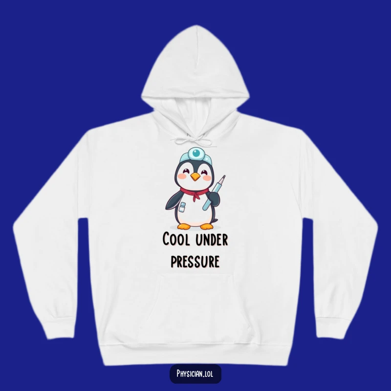 Cozy Penguin Doctor Hoodie: Funny Gift for Healthcare Heroes