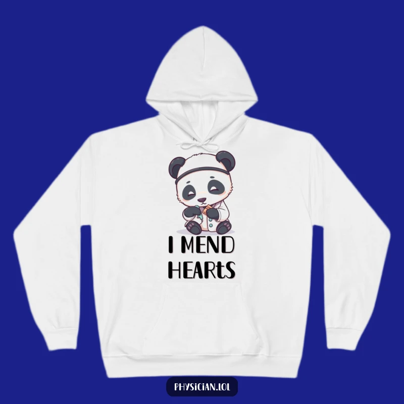 Cozy Funny Panda Doctor Hoodie: Warm Comfort and Gentle Healing