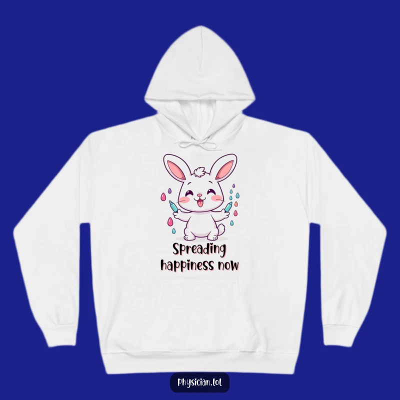 Cozy Funny Bunny Doctor Hoodie - Warm & Hilarious Wellness Gift!