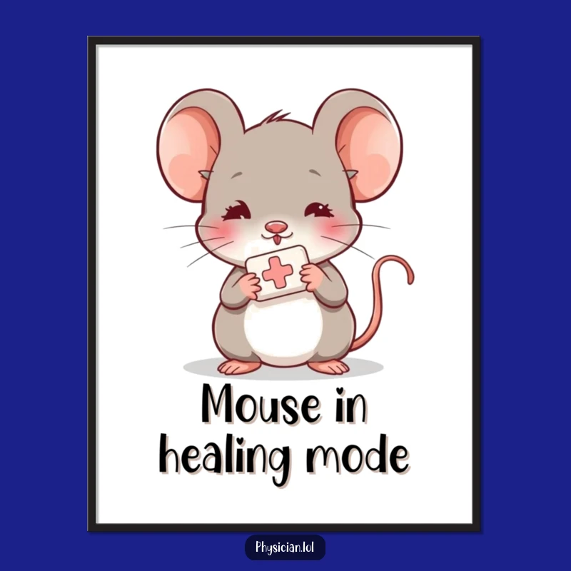 Free Printable Mouse Bandage Wall Art: Sweet Downloadable Decor with Charm