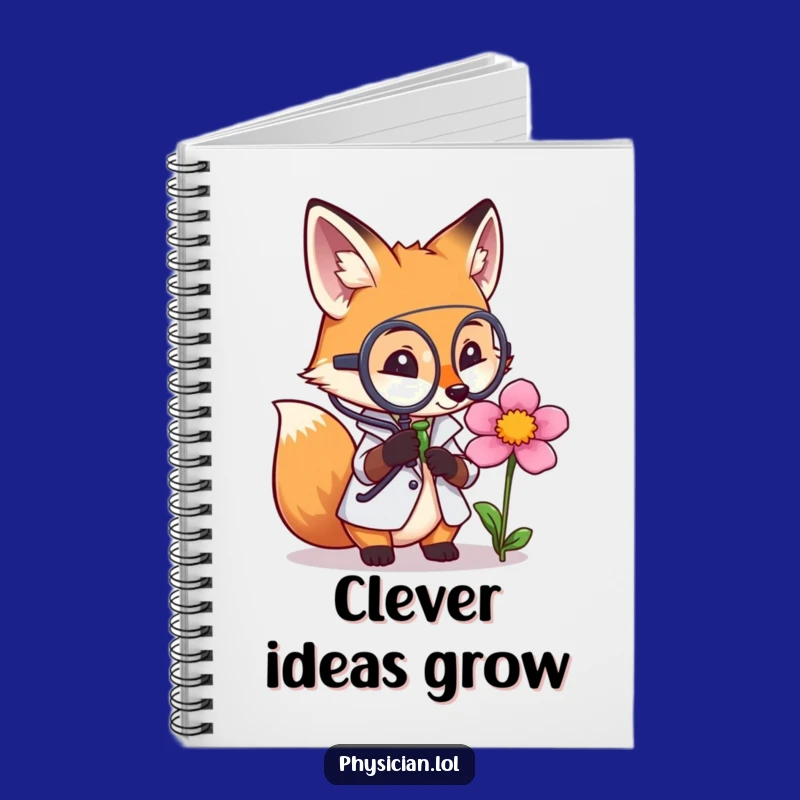 Funny Fox Doctor Notebook: Jot Down Thoughts with Insight