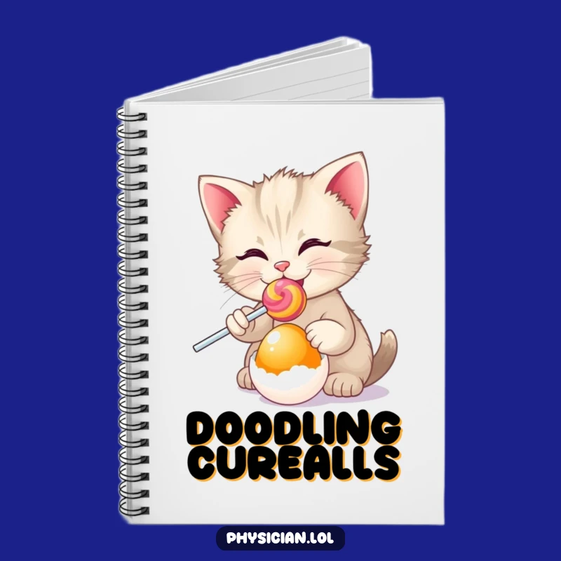 Funny Kitten Doctor Notebook: Jot Down Sweet Ideas and Happy Thoughts