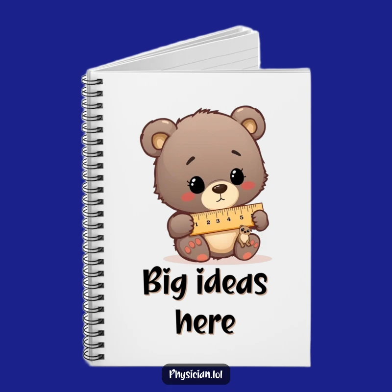 Funny Bear Cub Doctor Notebook - Journal Your Laughs & Ideas