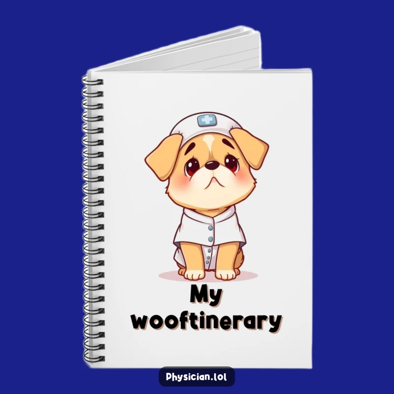 Funny Confused Dog Notebook: Jot Down Laughs with Scared Pup Pages