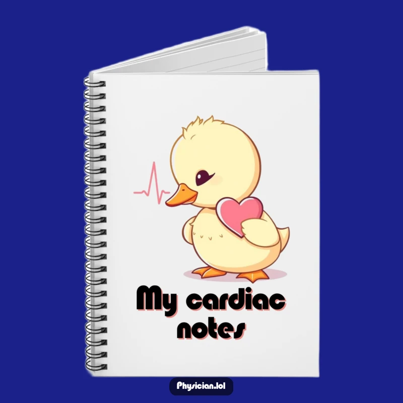 Funny Duckling Doctor Notebook - Jot Down Notes with an Attentive Pal