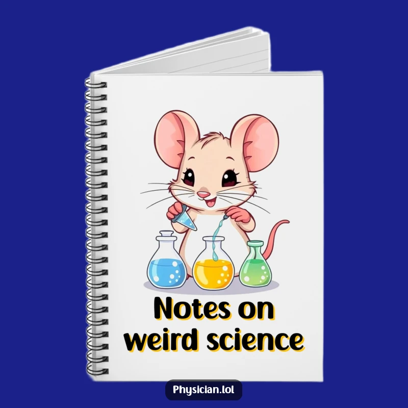 Funny Mouse Lab Notebook: Mischievous Mouse Jot Jot Funny Ideas