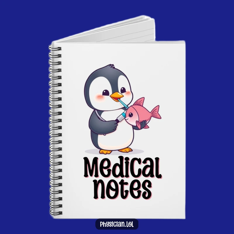 Funny Penguin Doctor Notebook: Jot Down Your Medical Notes
