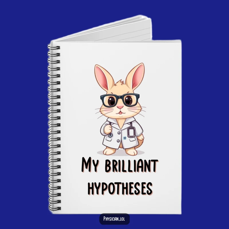 Funny Rabbit Scientist Notebook: Record Your Discoveries!