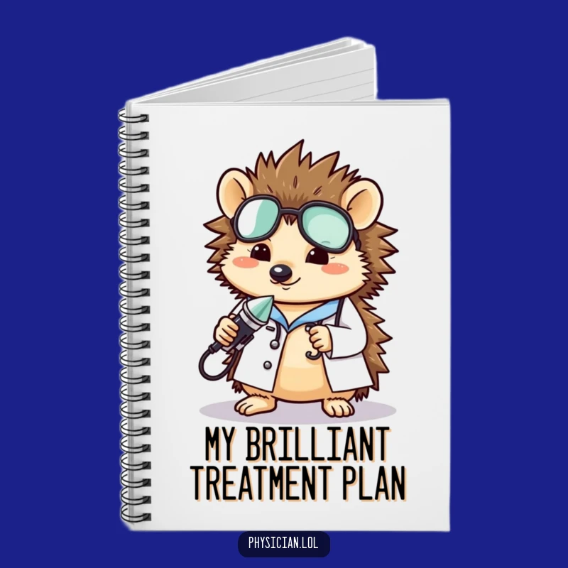 Funny Hedgehog Doctor Notebook: Charming & Practical Funny Gift for Notes