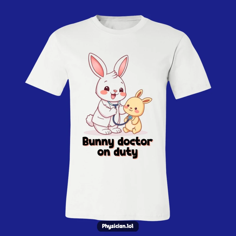 Funny Bunny Doctor T-Shirt - Hilarious Vet Outfit for Cute Animal Fans
