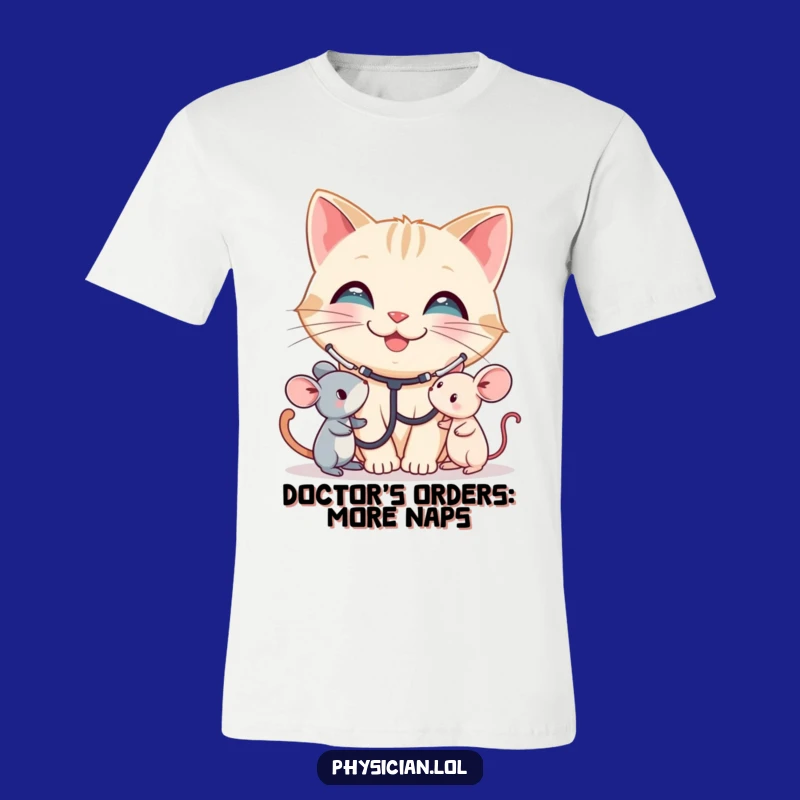 Funny Cat Doctor T-Shirt: Playful Paws, Hilarious Healthcare, A Great Gift!