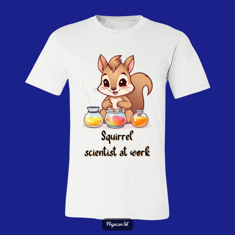 Funny Squirrels Potion Master T-Shirt: Brave Squirrels Hilarious Brew Tee