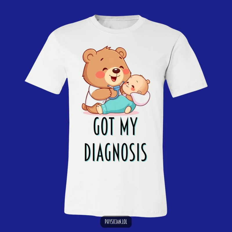 Funny Bear Healer T-Shirt: Wear Your Gentle Care with Pride!