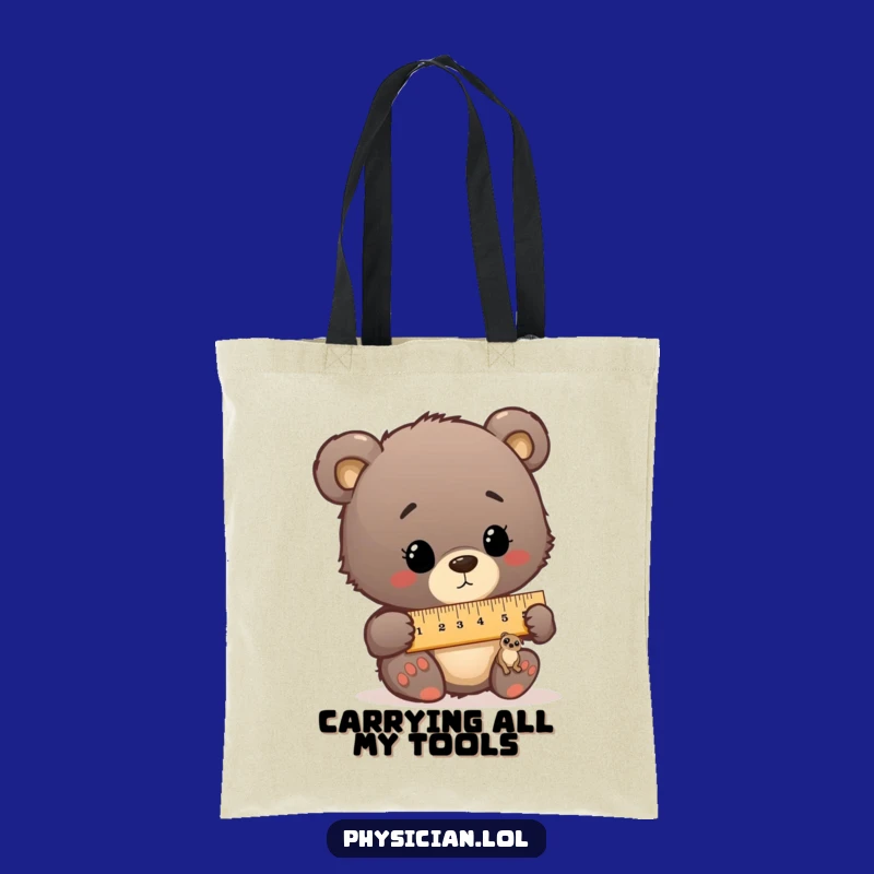 Funny Bear Cub Doctor Tote Bag - Spacious & Humorous Carry-All
