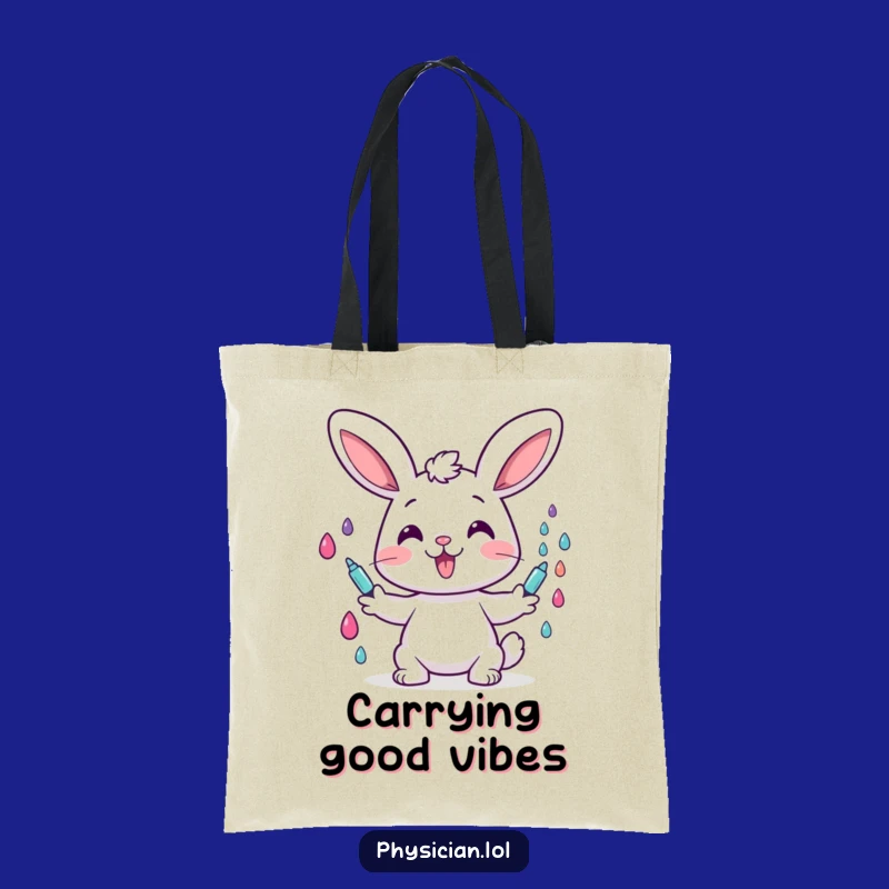 Funny Bunny Doctor Tote Bag - Hilarious Accessory for Everyday Cheer!