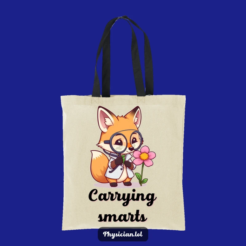 Funny Fox Doctor Tote Bag: Carry Curiosity and Humor Daily