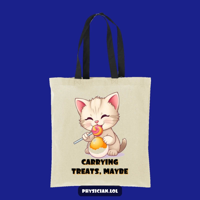 Funny Kitten Doctor Tote Bag: Carry Sweetness and Smiles Everywhere
